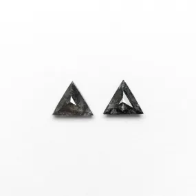 0.22cttw 4.08x3.38x1.43mm 3.90x3.36x1.31mm Triangle Rosecut Matching Pair 24478-01