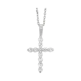 14KT WHITE GOLD DIAMOND (1/4CTW) PENDANT