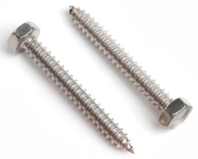 4.2 X 45 HEXAGON HEAD SELF TAPPING SCREW DIN 7976C A2 STAINLESS STEEL