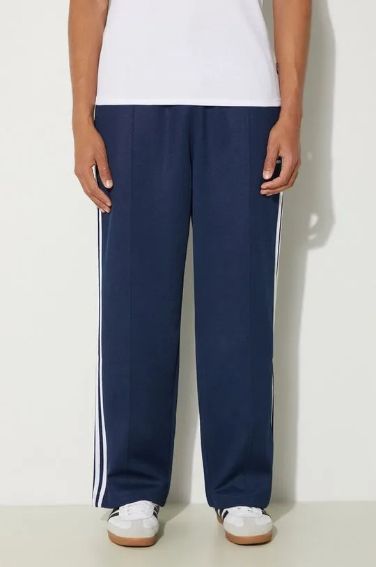 adidas Originals joggers Adicolor Baggy Fit Firebird Pant navy blue color IZ2466