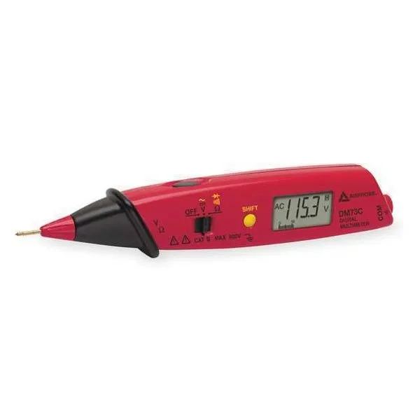 Amprobe DM73C Pen Probe Digital Multimeter with Built-in Test Probe