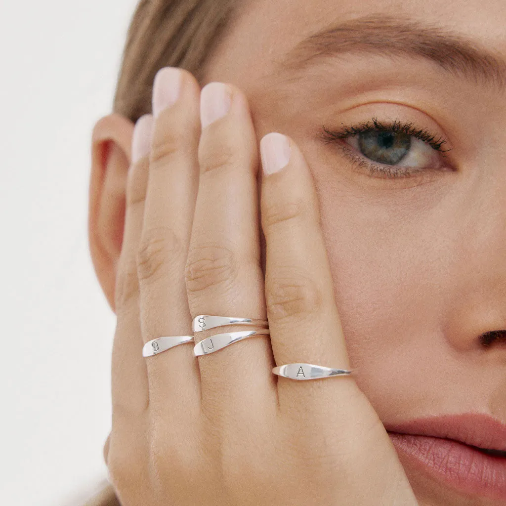 Anillo ONDAS Plata