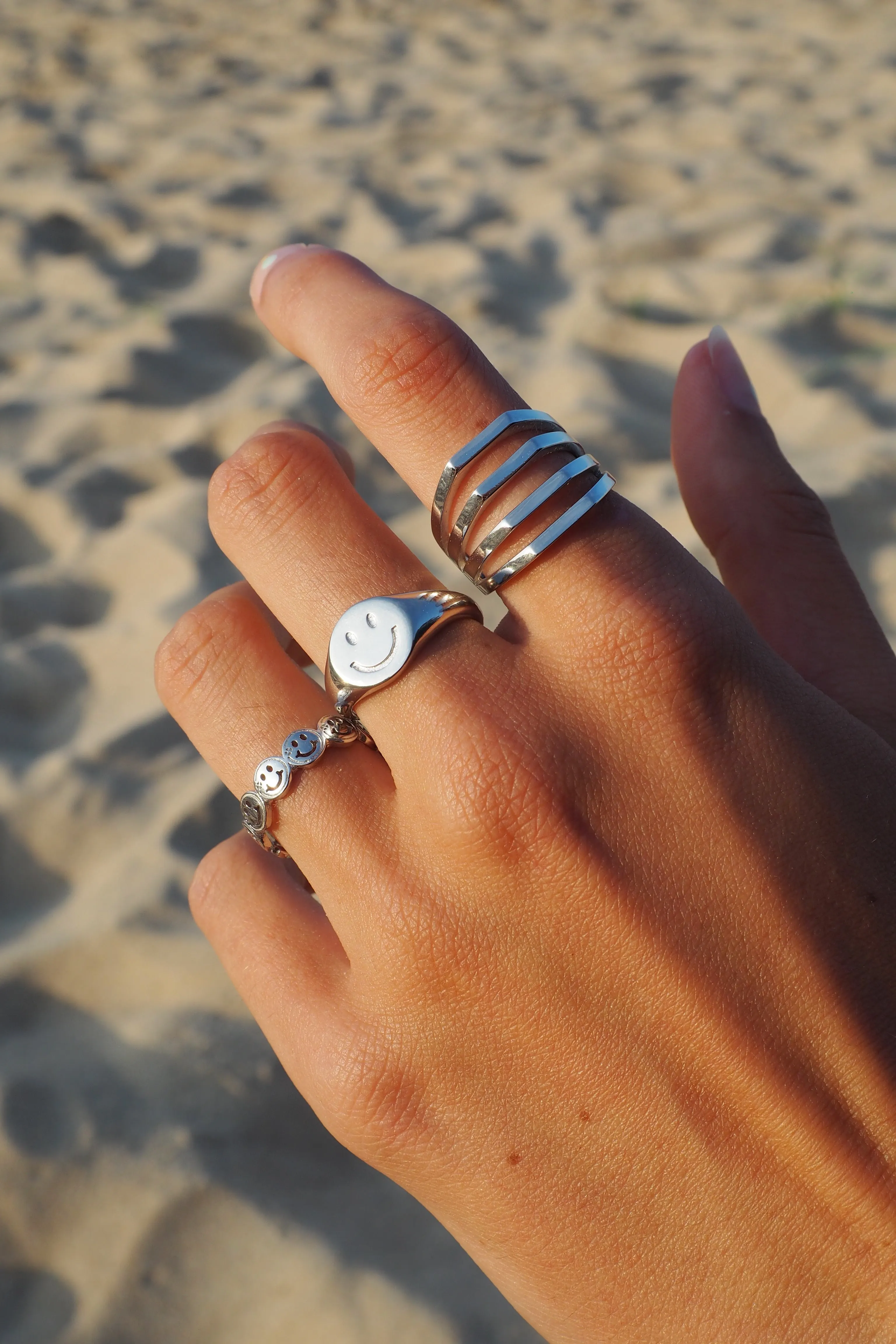 Anillo SMILEYS PLATA