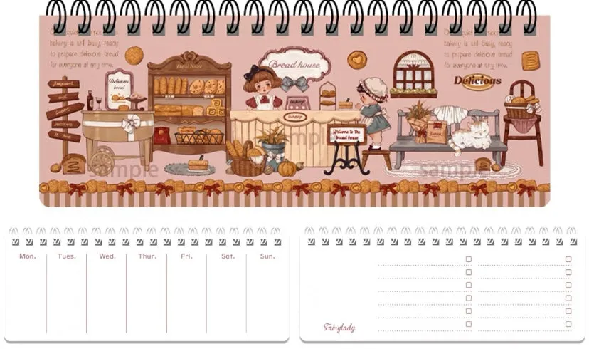 Bella’s baker notebook a5 / weekly planner