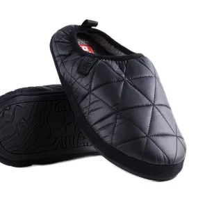 Big Star black insulated slippers KK174365