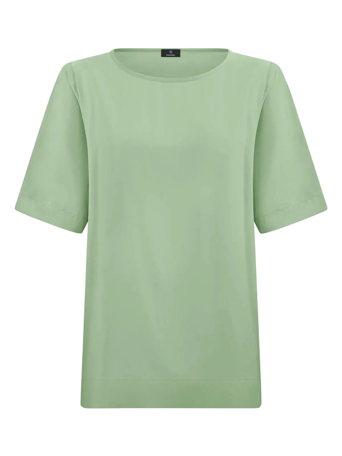 Blusa a manica corta in eco seta Dm64s7 - RAGNO