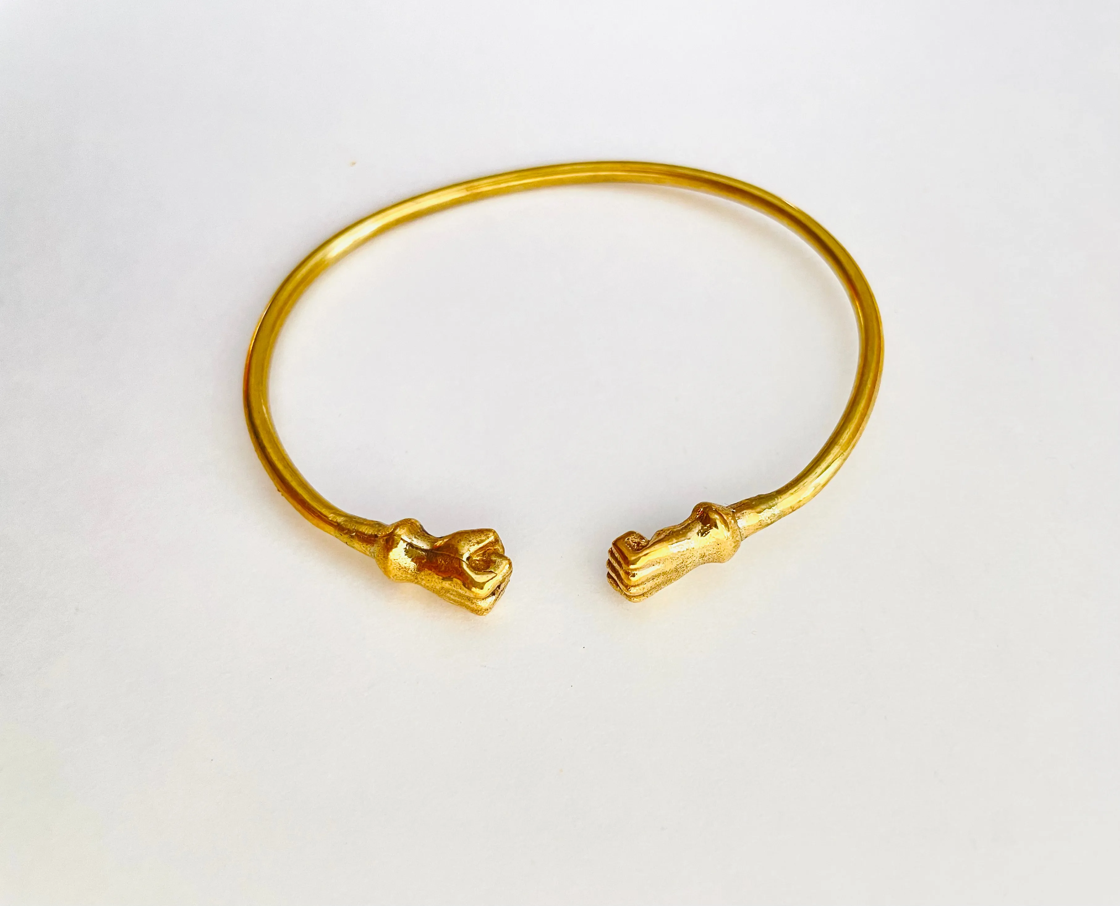 Brass Fist Cuff