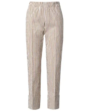 Cream and Sun Seersucker Stripe Farell Pant