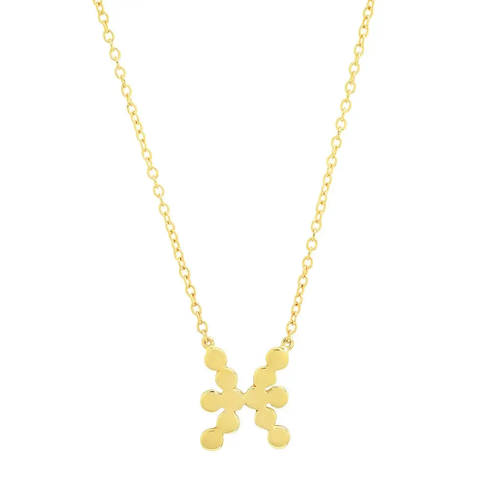 Dana Seng Signature Pisces Zodiac Necklace