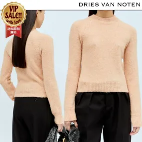 Dries Van Noten  |Casual Style Wool Nylon Blended Fabrics Long Sleeves Plain