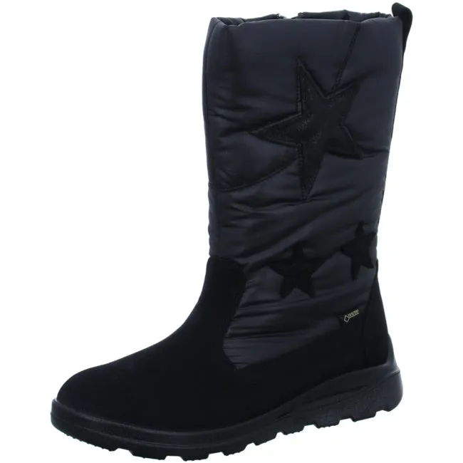 Ecco winter boots for girls black