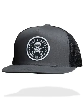 FD SNAPBACK : GREY/ BLACK MESH BACK