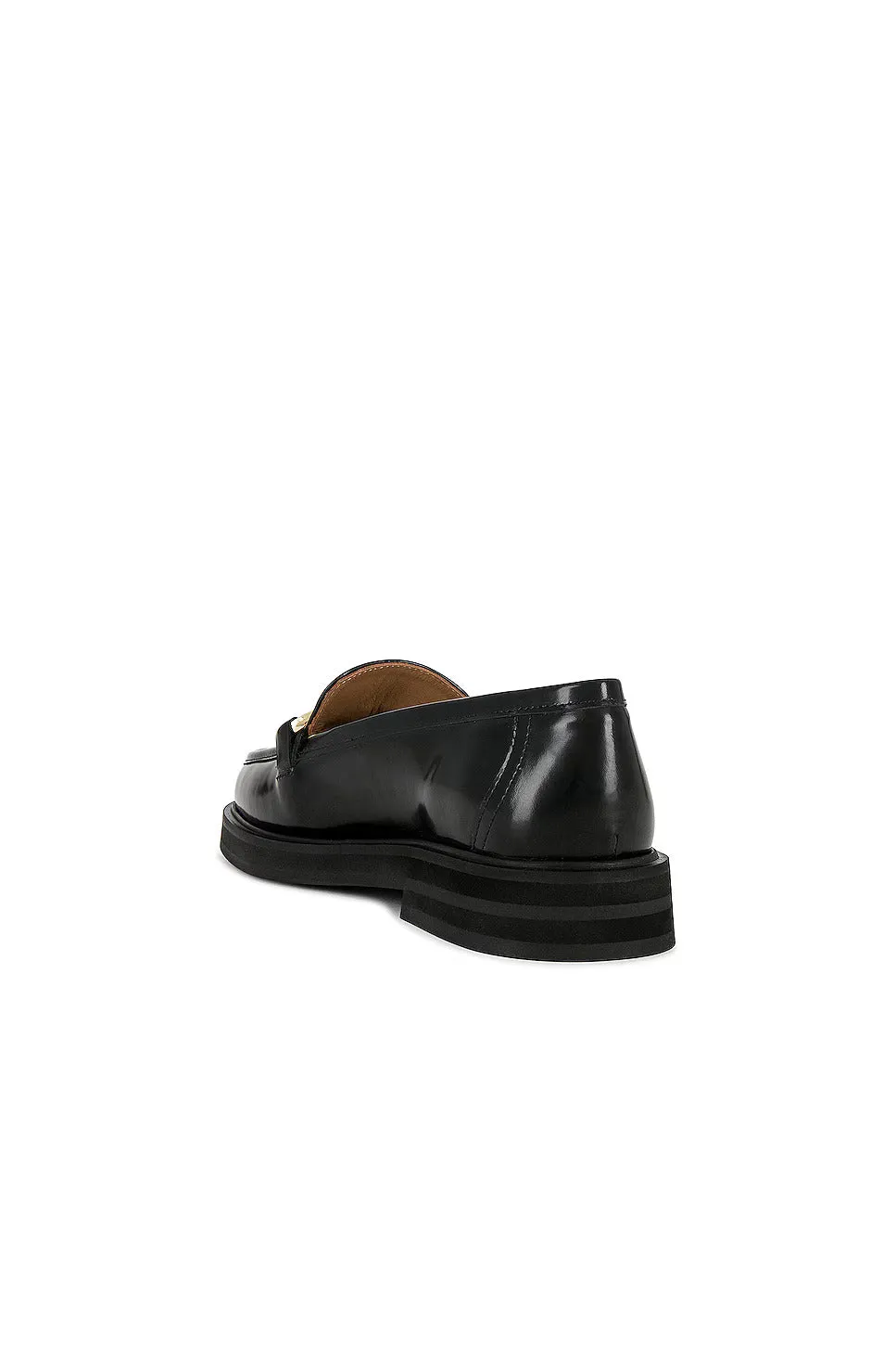 Flattered   Samantha Leather Black