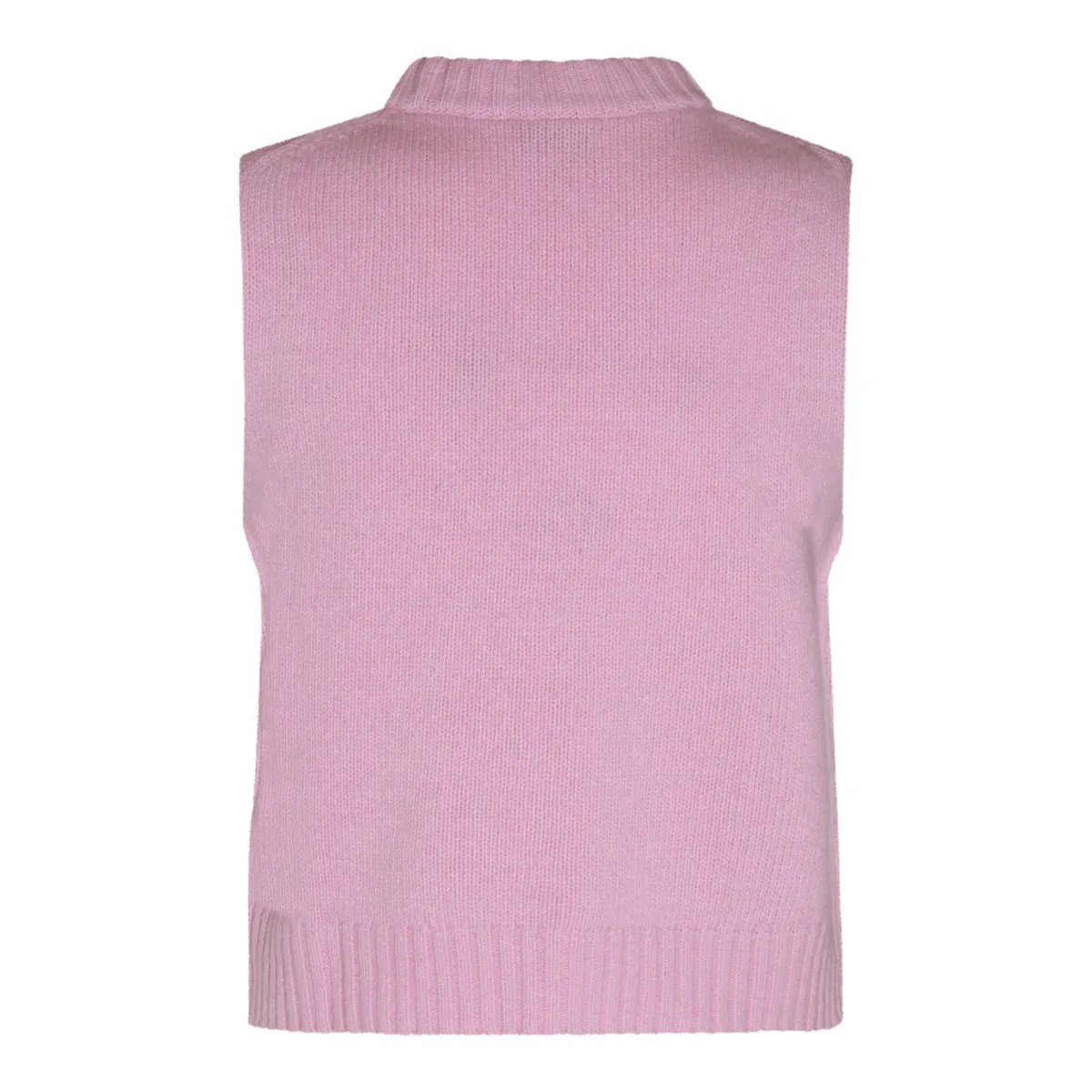 Ganni  |Crew Neck Casual Style Wool Sleeveless Street Style Plain