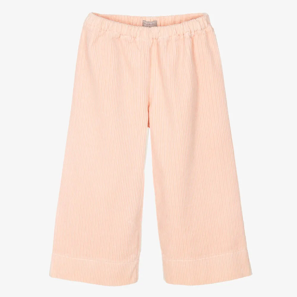 Girls Pink Corduroy Trousers