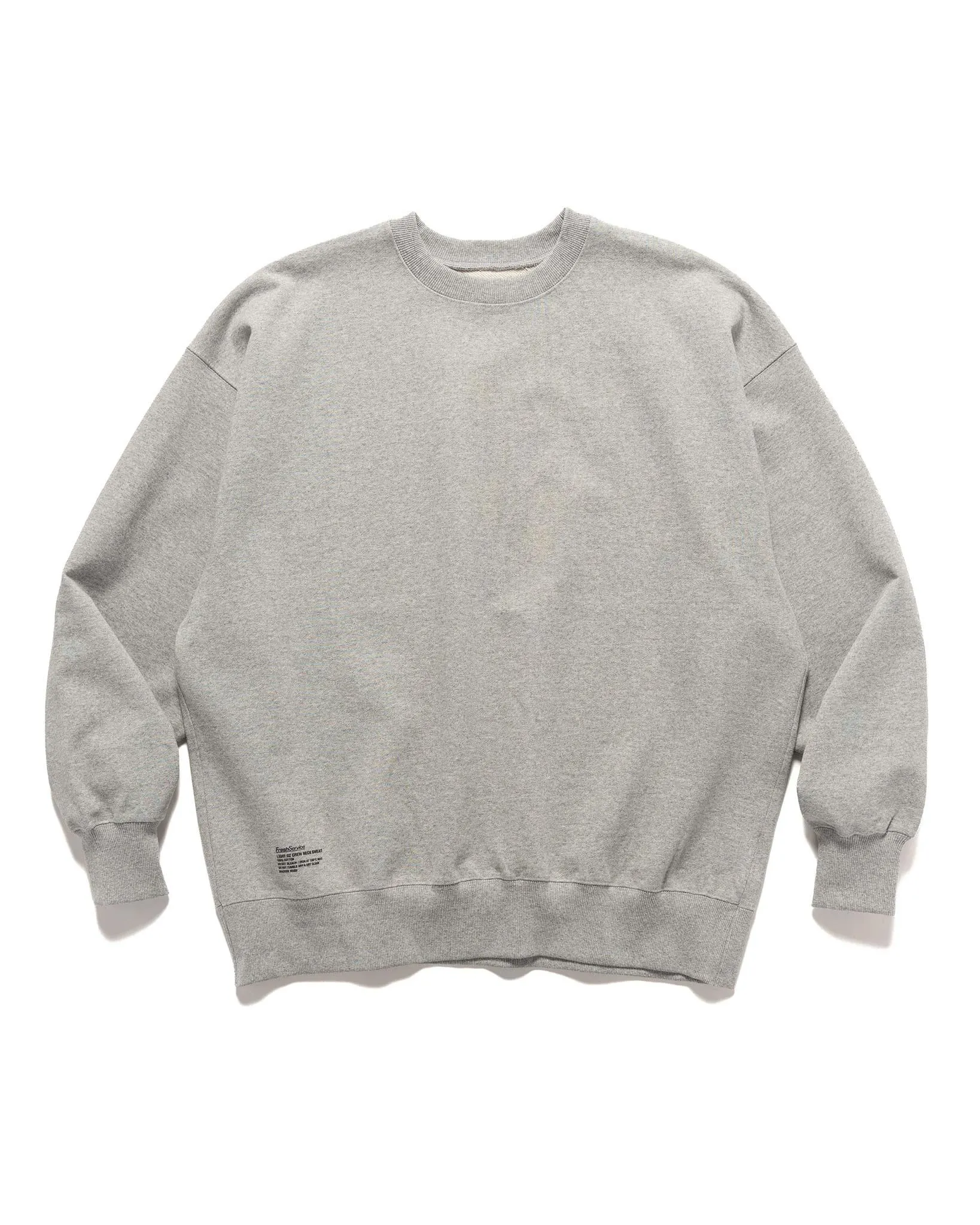 Light Oz Crew Neck Sweat H.Gray