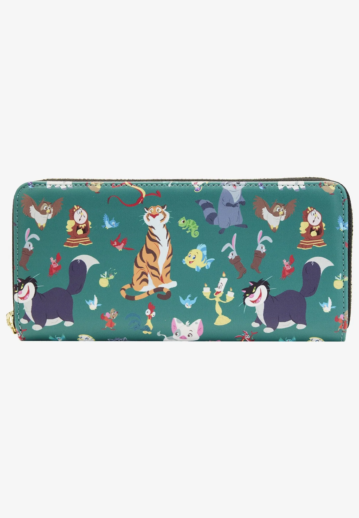Loungefly X Disney Women'S Princess Sidekicks Zip Around Wallet