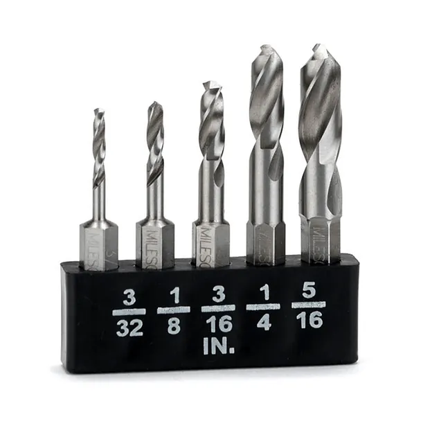 Milescraft 2320 5Pc. Metal Stubby Bit Set