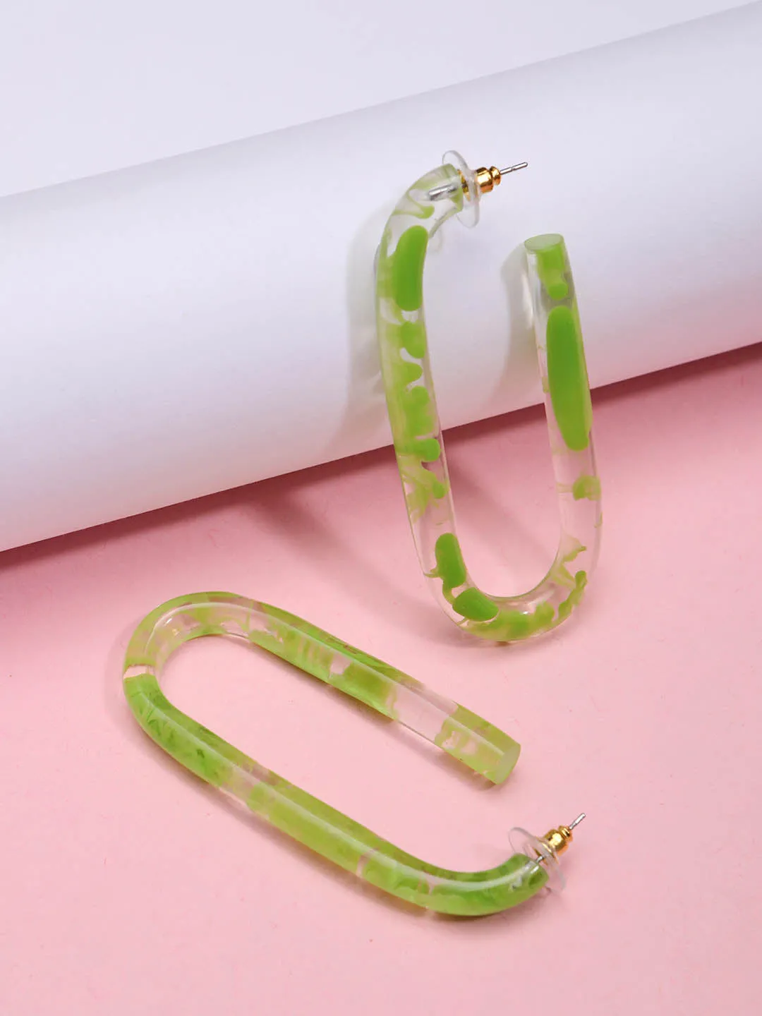 Mint Abtract Hoop