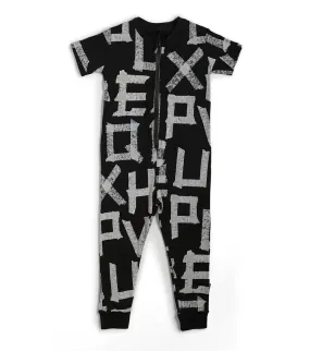 Nununu Masking Tape Lounge Zip Overall