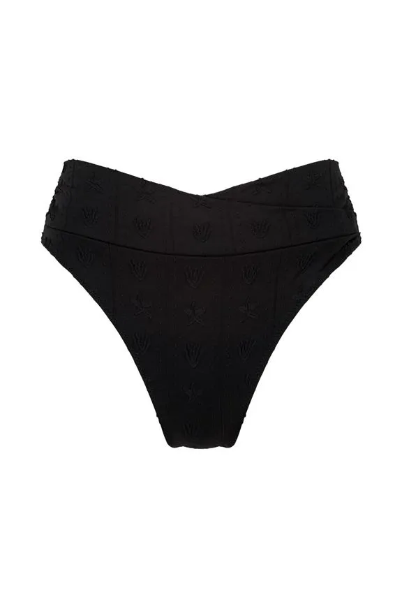 Nénés Bikini Bottom High Waist Myrto Black