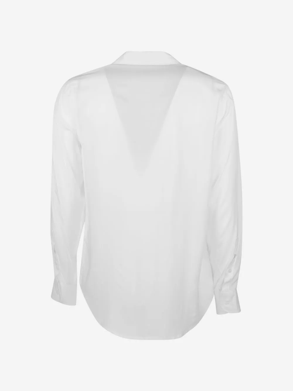 Officina 36 - Camicia in viscosa con scollo a V e bottoni a pressione
