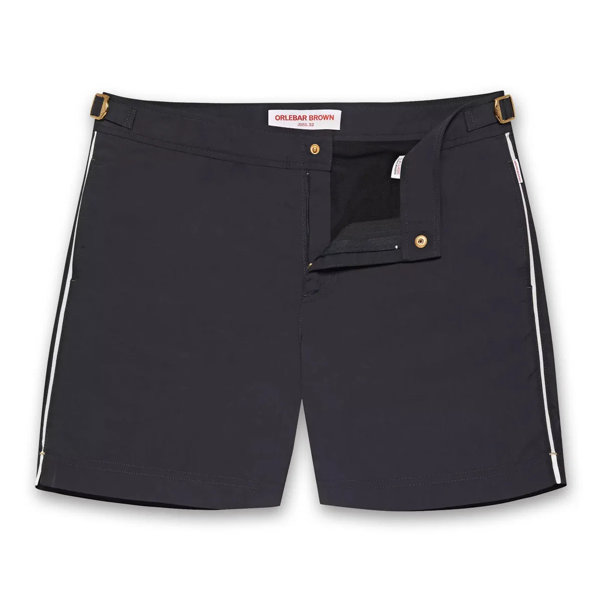 Orlebar Brown - Bulldog Tape Swim Shorts in Night Iris