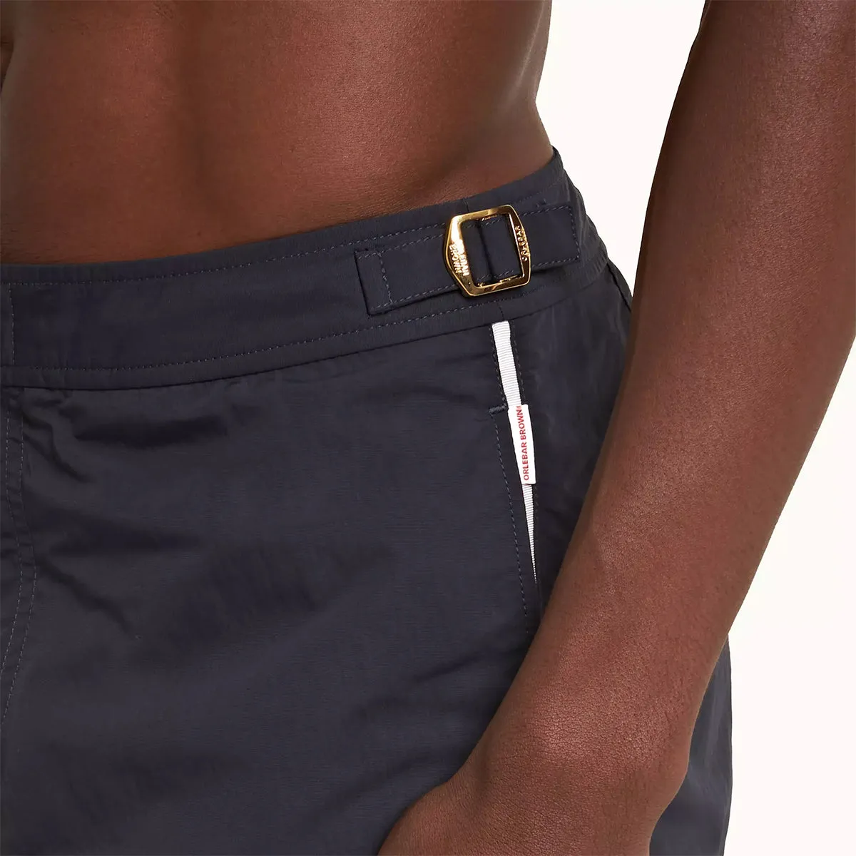 Orlebar Brown - Bulldog Tape Swim Shorts in Night Iris