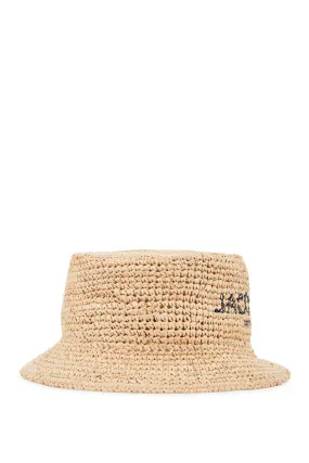 peach bucket hat for a stylish