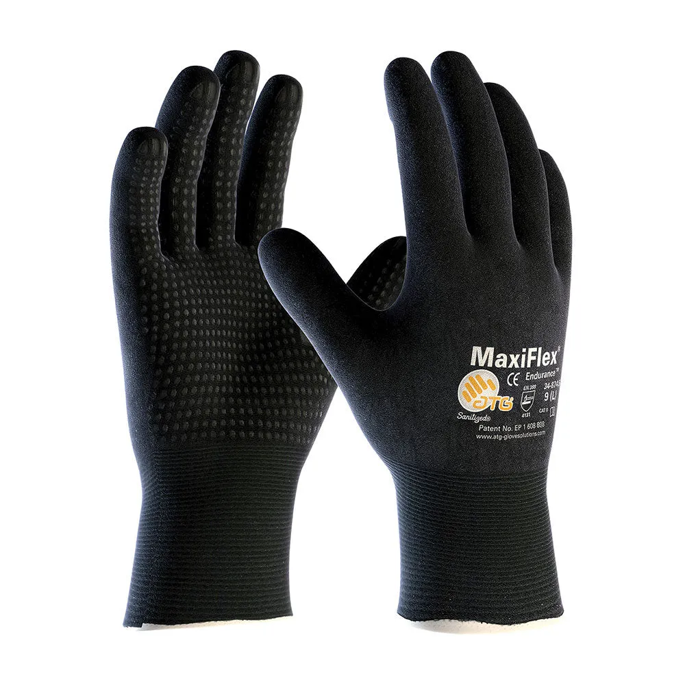 PIP Industrial Products 34-8745/XL G-tex Maxiflex Plus Nitrile Endurance Dotted
