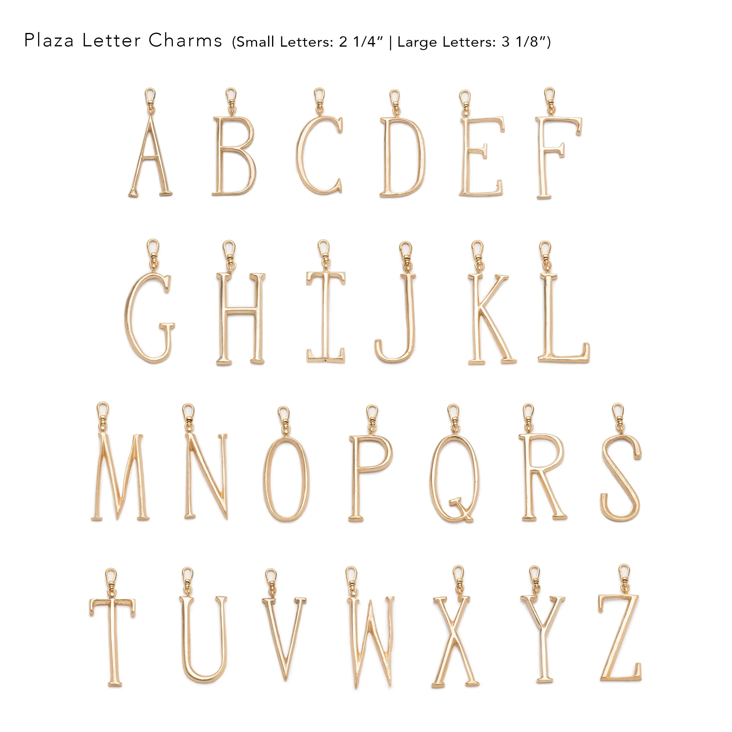 Plaza Letter I Charm