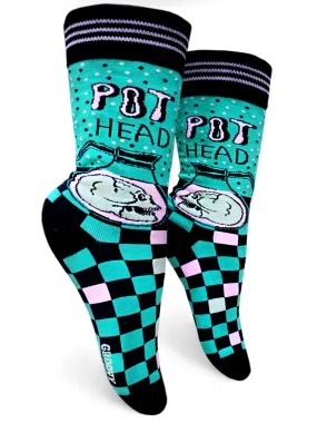 Pot Head Womens Crew Socks