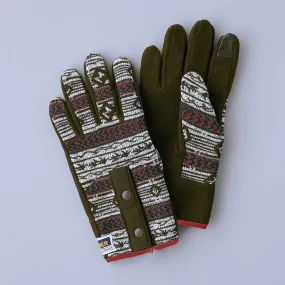 Printed Fleece Gloves