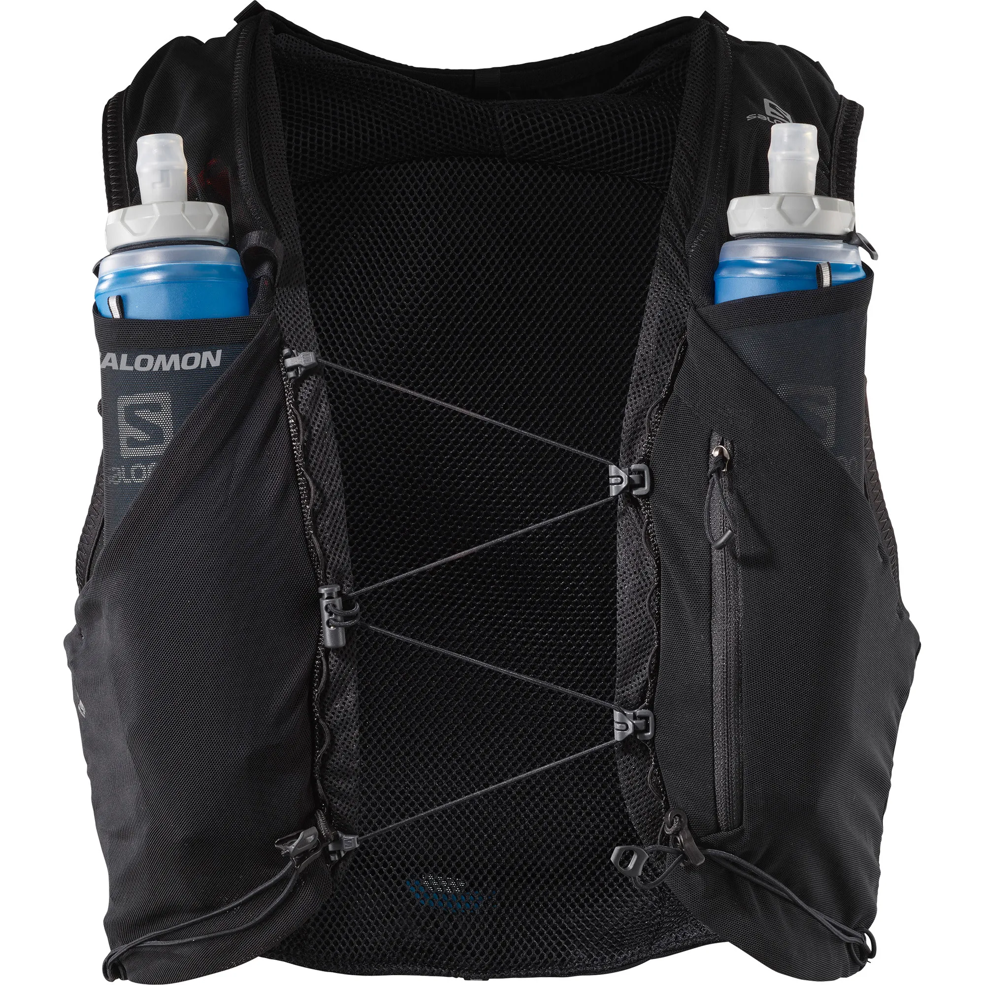 Salomon Adv Skin 5 With Flasks Black/Ebony | Buy Salomon Adv Skin 5 With Flasks Black/Ebony here | Outnorth