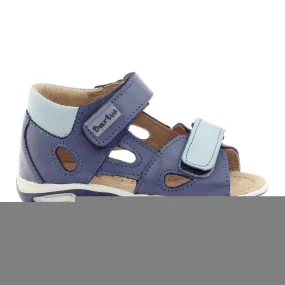 Sandals boys' turnips Bartuś blue multicolored