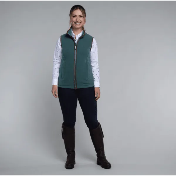 Schoffel Womens Lyndon II Fleece Gilet in Duck Egg