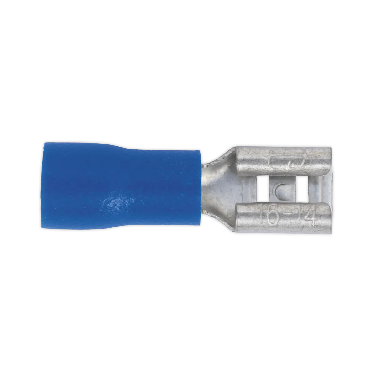 Sealey BT19 Push-On Female Terminal 4.8mm, Blue - Pack of 100