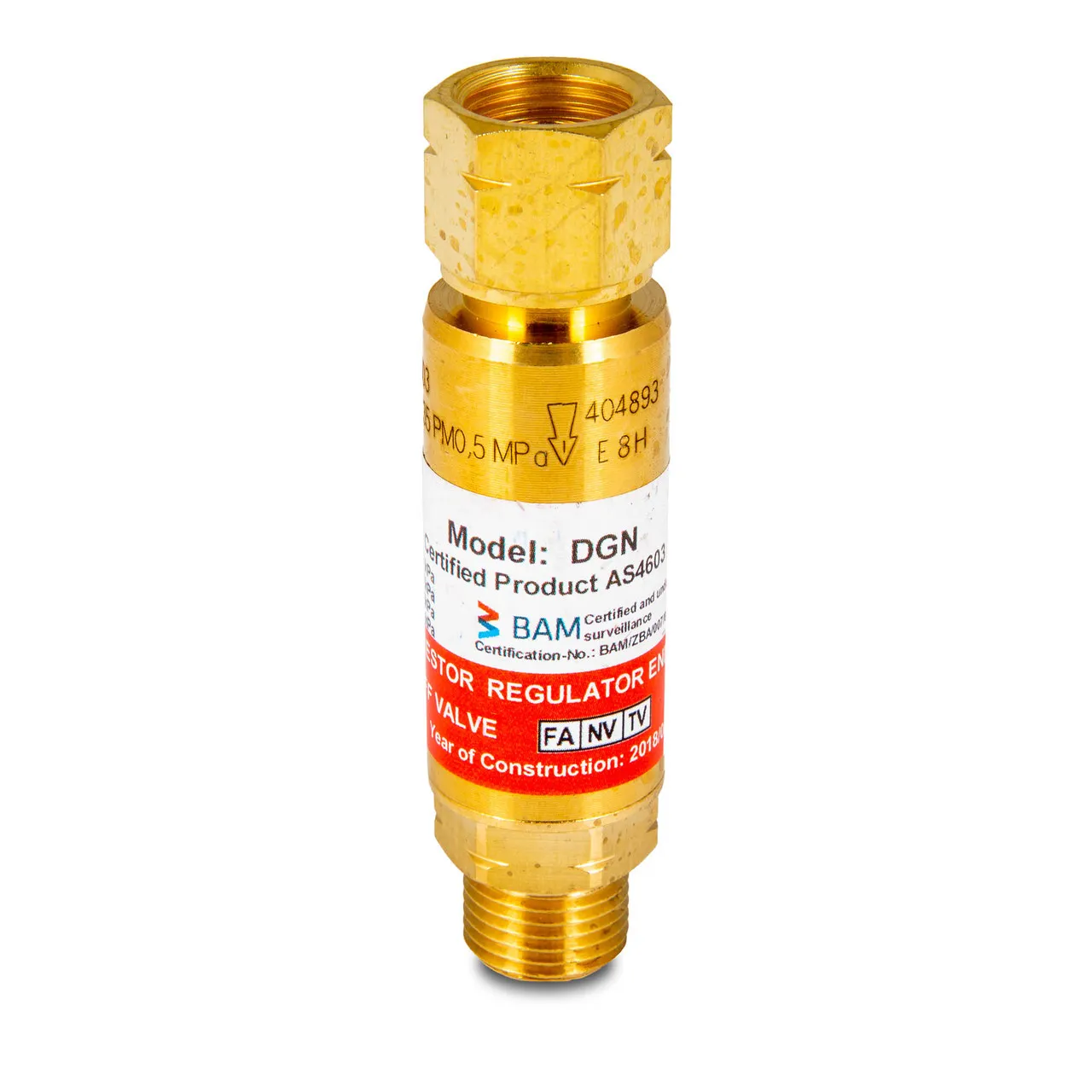 Unimig Flash Back Arrestor Acet Regulator - UFFAR