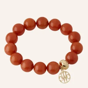 Victoire Red Aventurine 14mm Stretch Bracelet