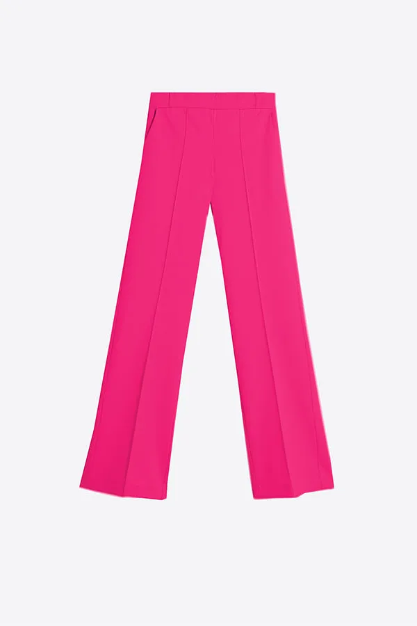 Vilagallo CARLA PINK KNIT PERFECT FIT TROUSER