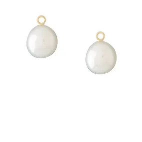 White South Sea Pearl Earring Drops